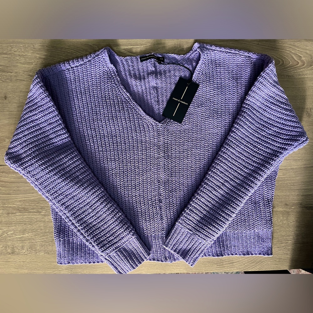 NWT Lavender Knit Sweater